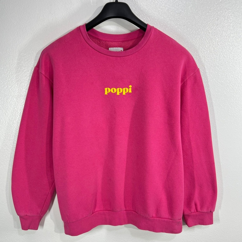 Poppi x Target Iconic Flavors Forever Pink Crewneck Sweatshirt‎ Back Graphic XXL